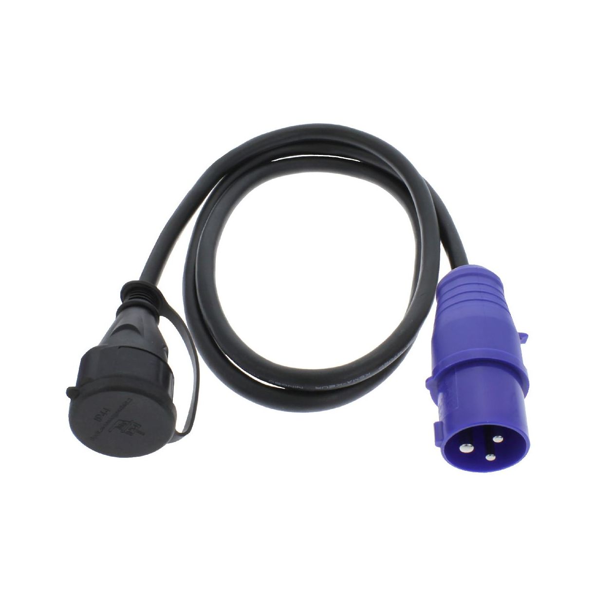 ML - CEE Verloopsnoer Randaarde naar Stopcontact Stekker 1,5m